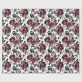 Elegantes WasserfarbenHalloween Geschenkpapier (Flach)