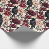 Elegantes WasserfarbenHalloween Geschenkpapier (Ecke)