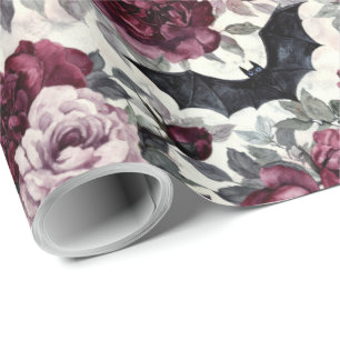 Elegantes WasserfarbenHalloween Geschenkpapier