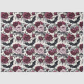 Elegantes WasserfarbenHalloween Seidenpapier (Vorderseite)