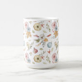 Elegantes Wasserfarbmuster im Herbst Kaffeetasse (Mittel)