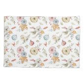 Elegantes Wasserfarbmuster im Herbst Kissenbezug (Rückseite)