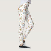 Elegantes Wasserfarbmuster im Herbst Leggings (Rechts)