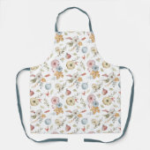 Elegantes Wasserfarbmuster im Herbst Schürze (Vorderseite)