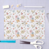 Elegantes Wasserfarbmuster im Herbst Seidenpapier (Handwerk)