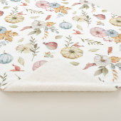 Elegantes Wasserfarbmuster im Herbst Sherpadecke (3/4)