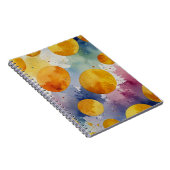 Elegantes Wasserfarbmuster Notizblock (Rechte Seite)
