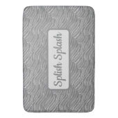 Elegantes Wassermuster Bath Mat Badematte (Vorderseite Vertikal)