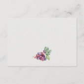 Elegantes Watercolor Begleitkarte (Rückseite)