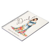 Elegantes Watercolor Birth & Postpartum Doula Notizblock (Linke Seite)