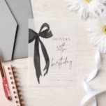 Elegantes Watercolor Black Bow 30. Geburtstag Part Pergament Einladungen<br><div class="desc">Feiern Sie 30 stilvoll mit diesen anspruchsvollen Vellum-Einladungen! 🎀 mit einem minimalistisch schwarzen Bug Aquarell-Design lädt diese lichtdurchlässige Einrichtung zu einer Touch von Eleganz und Raffinesse zu Ihrem Meilenstein. Ideal für eine Coquette, eine schwarze Krawatte oder eine moderne Chic-Feier, sie Set den Ton für eine unvergessliche Nacht des Glamours und...</div>