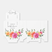 Elegantes Watercolor Bright Blume Brautparty Geschenkschachtel (Ungefaltet)