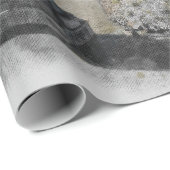 Elegantes Watercolor Brooklyn Bridge Wrapping Pape Geschenkpapier (Rolleneckpunkt)