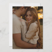 Elegantes Watercolor Dusty Rose Foto Hochzeit Einladung (Rückseite)