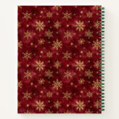 Elegantes Watercolor FerienrezeptNotebook Notizblock (Rückseite)