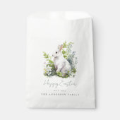 Elegantes Watercolor Floral Osterfest Party Geschenktütchen (Vorderseite)