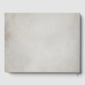 Elegantes Watercolor Floral Wedding Guest Book Gästebuch (Rückseite)