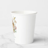 Elegantes Watercolor Florentiner Ostern Pappbecher (Links)