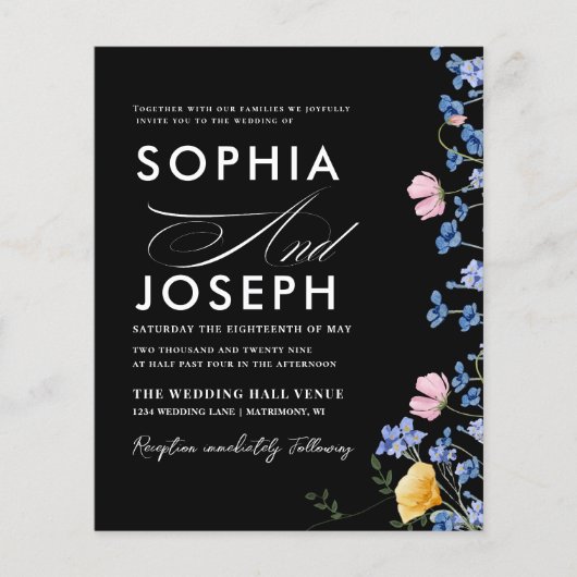 Elegantes Watercolor Flyer (Vorne)