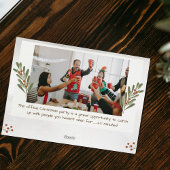 Elegantes Watercolor Foliage Weihnachten