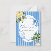 Elegantes Watercolor Main Squeeze-Brautparty Mitteilungskarte (Vorderseite)