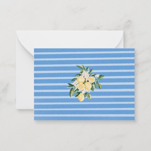 Elegantes Watercolor Main Squeeze-Brautparty Mitteilungskarte (Rückseite)