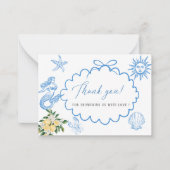 Elegantes Watercolor Main Squeeze-Brautparty Mitteilungskarte (Vorderseite)