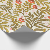 Elegantes Watercolor-Muster Geschenkpapier (Ecke)