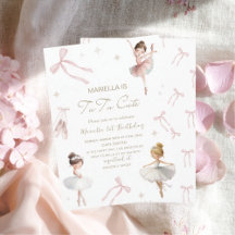 Elegantes Watercolor One 1. Geburtstag tutu süß Mä