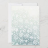 Elegantes Watercolor Ornament Weihnachten Party Einladung (Rückseite)