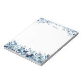 Elegantes Watercolor Personalisiert Notizblock (Rotiert)