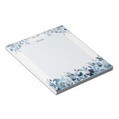 Elegantes Watercolor Personalisiert Notizblock (angewinkelt)