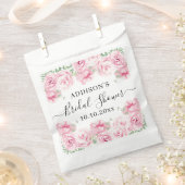 Elegantes Watercolor-Rose-Brautparty Geschenktütchen (Ausgeschnitten)
