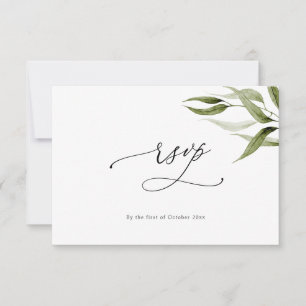 Elegantes Watercolor Rustikales Eukalyptus-UAWG Einladung