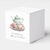 Elegantes Watercolor Tea Party Party Geschenkschachtel (Vorderseite)