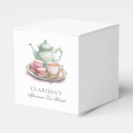 Elegantes Watercolor Tea Party Party Geschenkschachtel