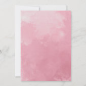 Elegantes Watercolor Vino vor Vows Couple Shower Einladung (Rückseite)