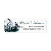 Elegantes Watercolor Wald Landschaftsbild (Vorne)