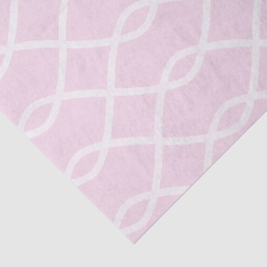 ELEGANTES WAVE-PATTER - Weichrosa Gewebepapier Seidenpapier (Detail)