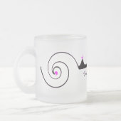 Elegantes Wedding Glas Mattglastasse (Links)