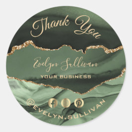 elegantes Weibchen Dankeschön Aufkleber