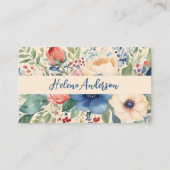 Elegantes Weibchen Visitenkarte (Vorderseite)