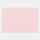 Elegantes weiches Polka Dot Geschenkpapier (Vorderseite 3)