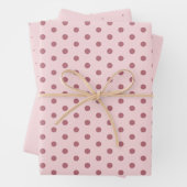 Elegantes weiches Polka Dot Geschenkpapier (Beispiel)