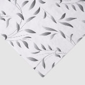 Elegantes Weide-Blatt-Muster Seidenpapier (Ausschnitt)