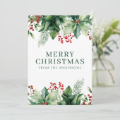Elegantes Weihnachten (Stehend Vorderseite)