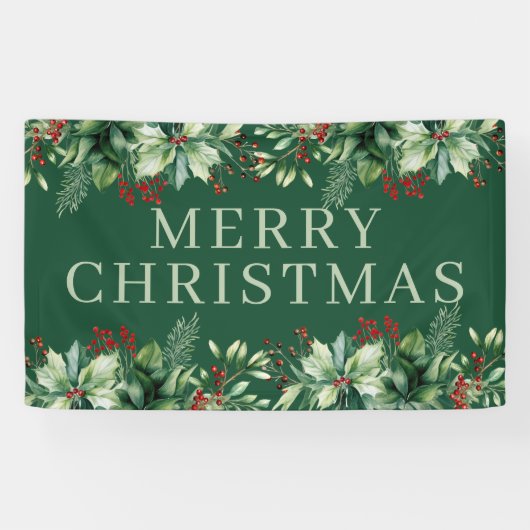 Elegantes Weihnachten Banner (Horizontal)