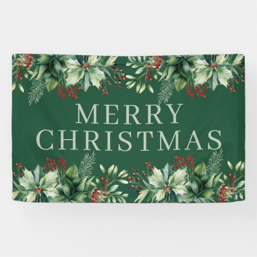 Elegantes Weihnachten  Banner (Horizontal)