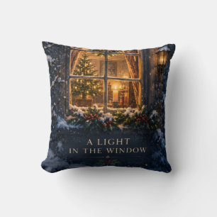 Elegantes Weihnachten, gemütliches Licht im Winter Kissen