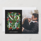 Elegantes WEIHNACHTEN Grünes Foto (Vorderseite)